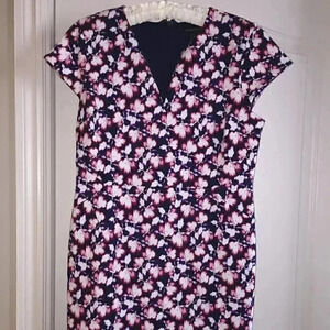 Banana Republic  floral dress sz 12 Pet